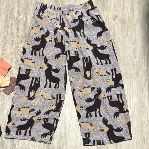 4 for $20 Kids Moose Print Pajama Pants - Picture 1 of 1